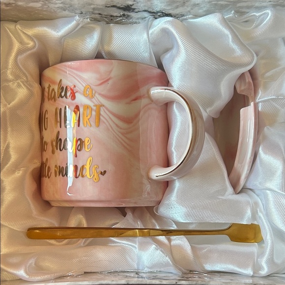 Marble Pink Motivational Mug! Teachers Gifts 🎁 Comes with box! - Picture 6 of 8